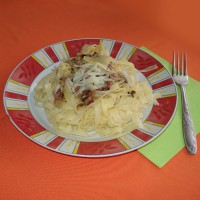 Fettuccine szalonnával